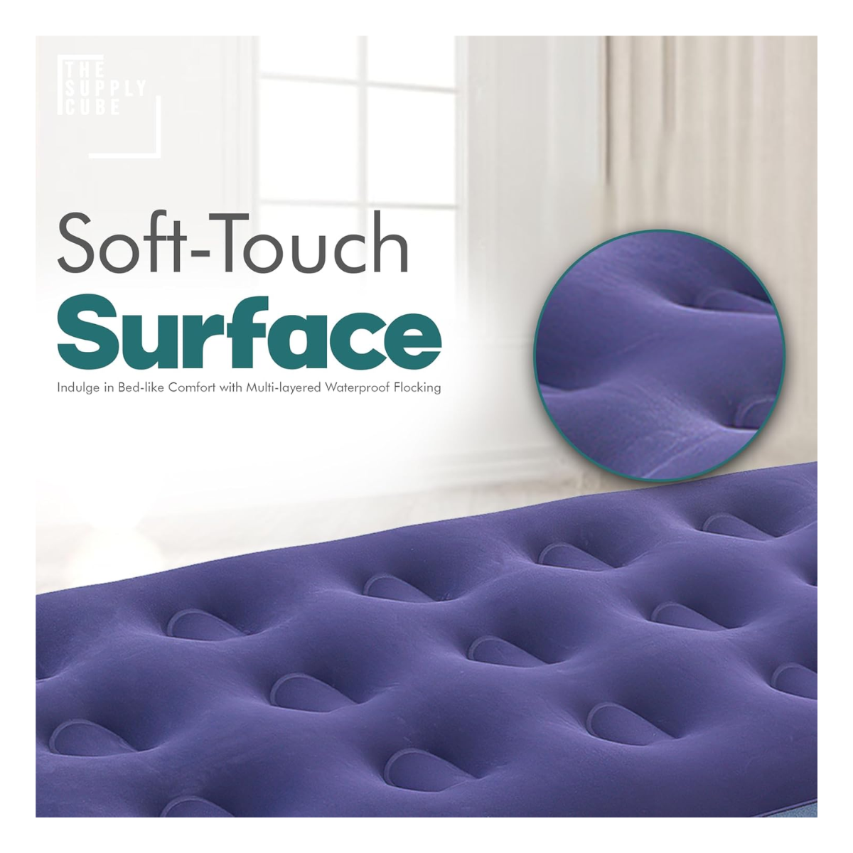 Colchón inflable sencillo camping